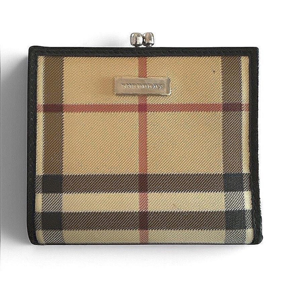 Burberry Vintage Kisslock Bifold Wallet